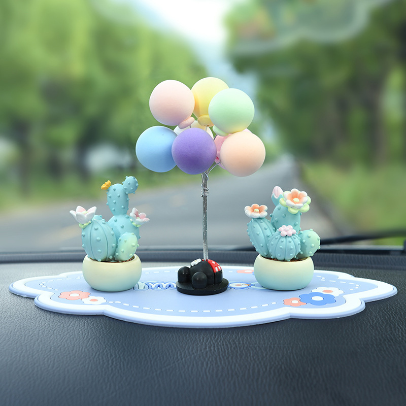 Cactus Cactus Cactus Cactus Creaming Creative Simulator Car Decoration Green Farmer Decoration