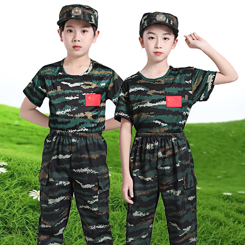 Children's T-shirts, coloured uniforms for summer camps, boys and girls performing the extension of their clothing