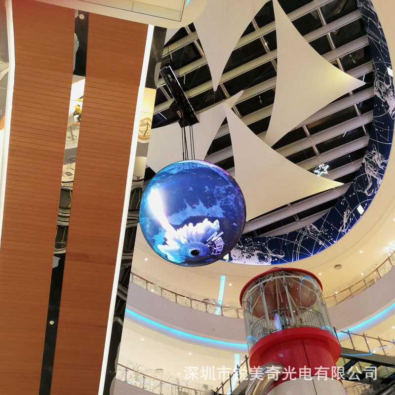 P2LED Sphere Screen, LED Sphere Screen, P2 Sphere LED Screen, LED Chamber-Scraper.