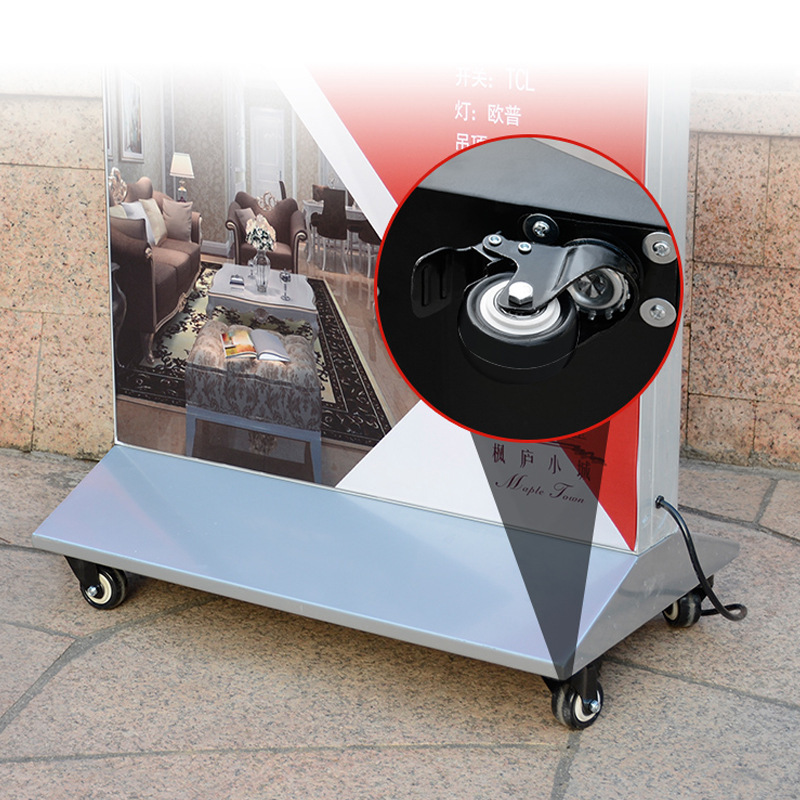 Customize a double-faced outdoor lampbox, a led-deposit billboard waterproof UV.