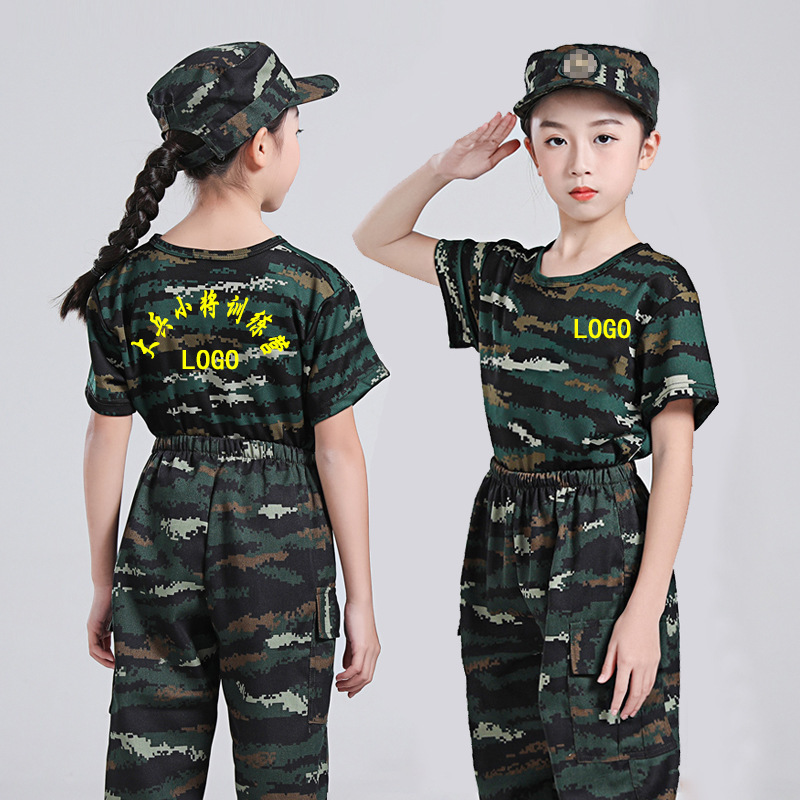 Children's T-shirts, coloured uniforms for summer camps, boys and girls performing the extension of their clothing