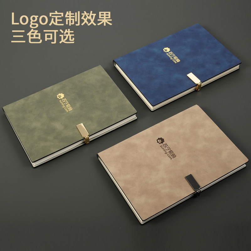 A5 handbook customized to print logo business office notebooks package