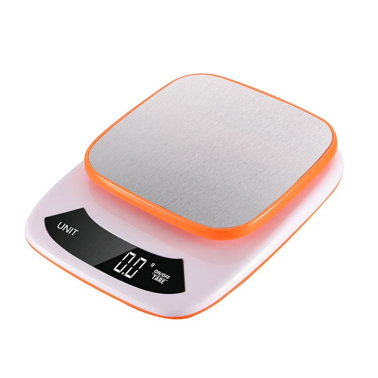 New stainless steel family kitchen scales 3kg/0.1g foods referred to as electronic scales battery chargeable for customisation