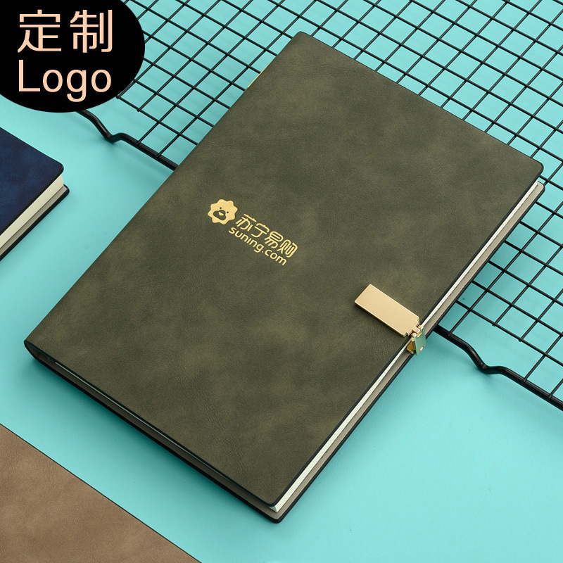 A5 handbook customized to print logo business office notebooks package