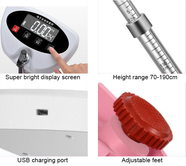 Portable portable height measurement of human weight scales in the English version of foreign trade