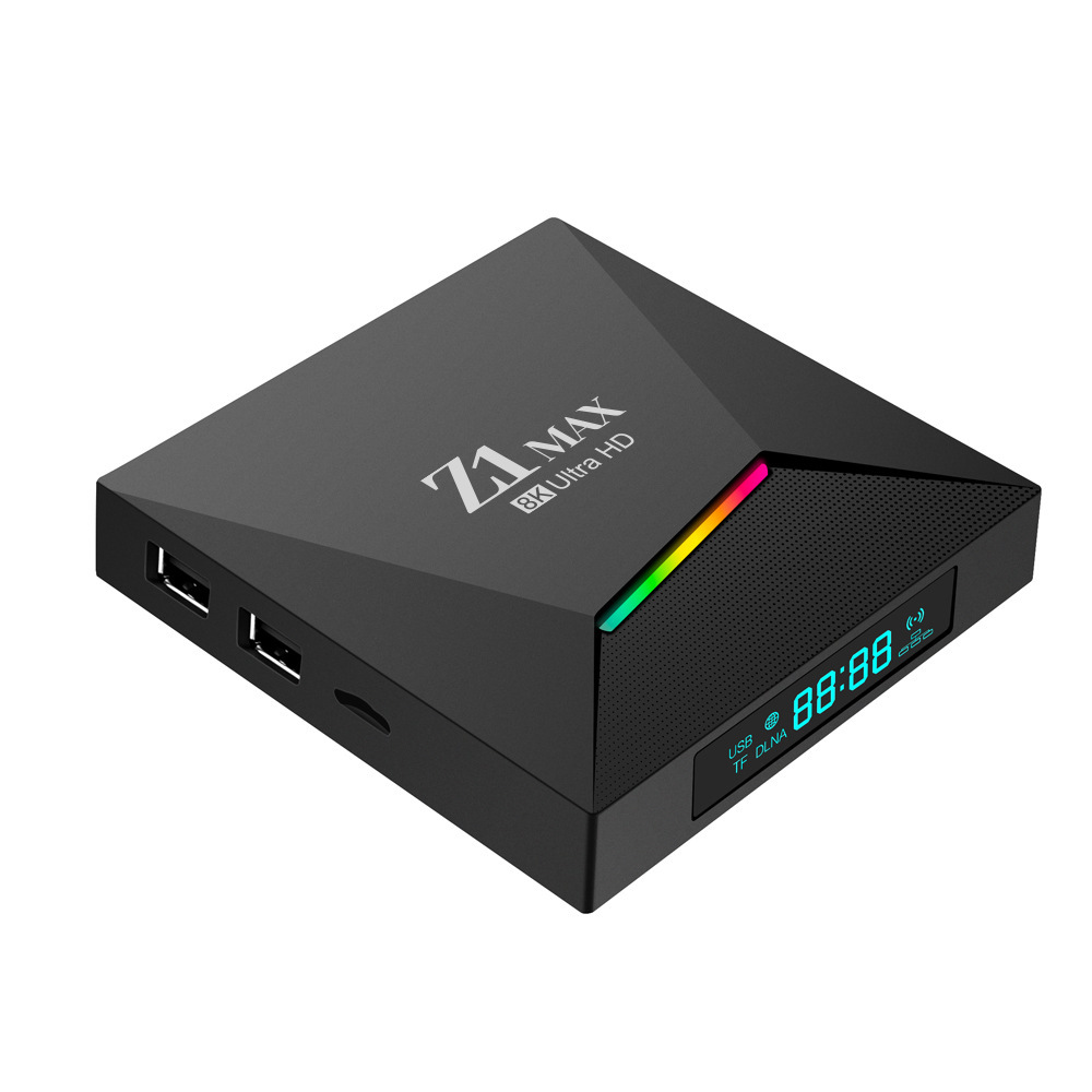 Z1max network player H618 Anzour 12-frequency WIFI with bluetooth 8K top box foreign trade TV box