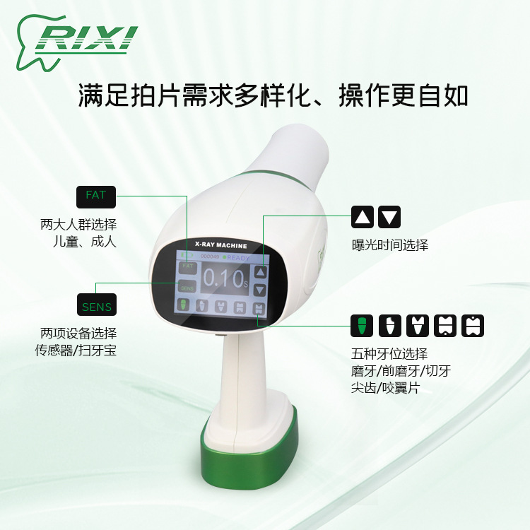 Customization of eight dental X-ray machine portable oral camera digital sensors