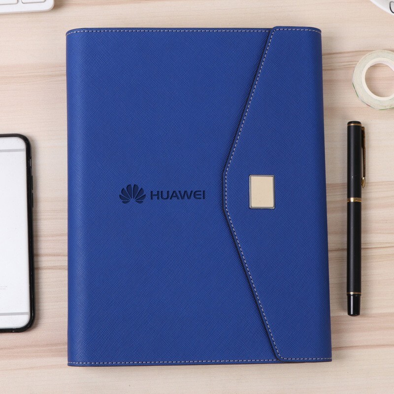 High-quality A5-Korean business notebook trichronic notebook PU to print LOGO