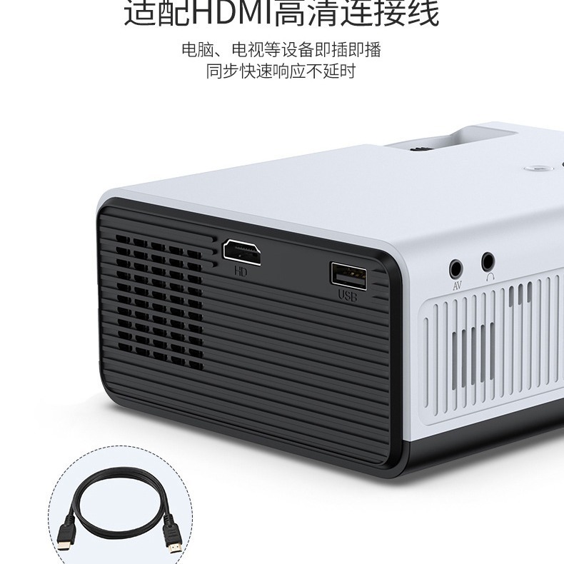 Foreign Trade High Quantities supported a family cinema with 1080 p Anjotor's new T01 lens 4K LCD micro projector