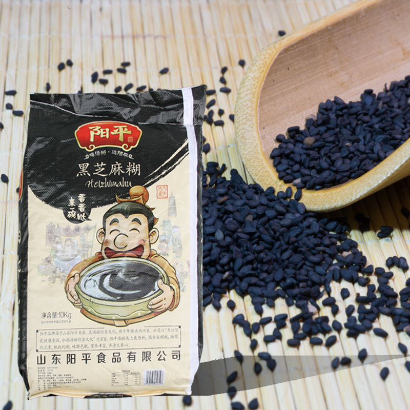 今华方 冲饮谷物 营养早餐粥阳平黑芝麻糊粉原味10千克/袋