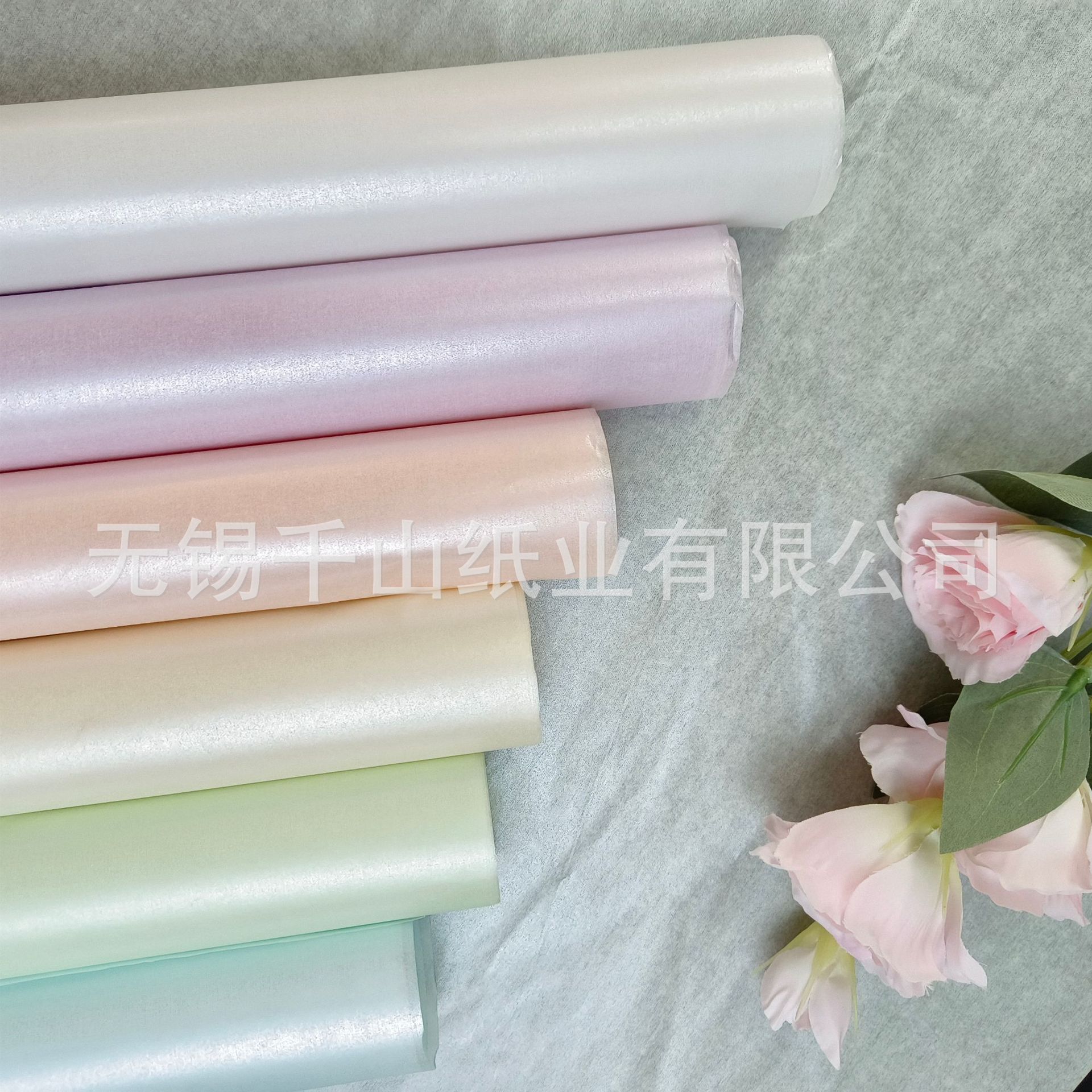 Customize Korean-sweeted light paper with a high sense of manual flower wrapping paper and waterproof paper