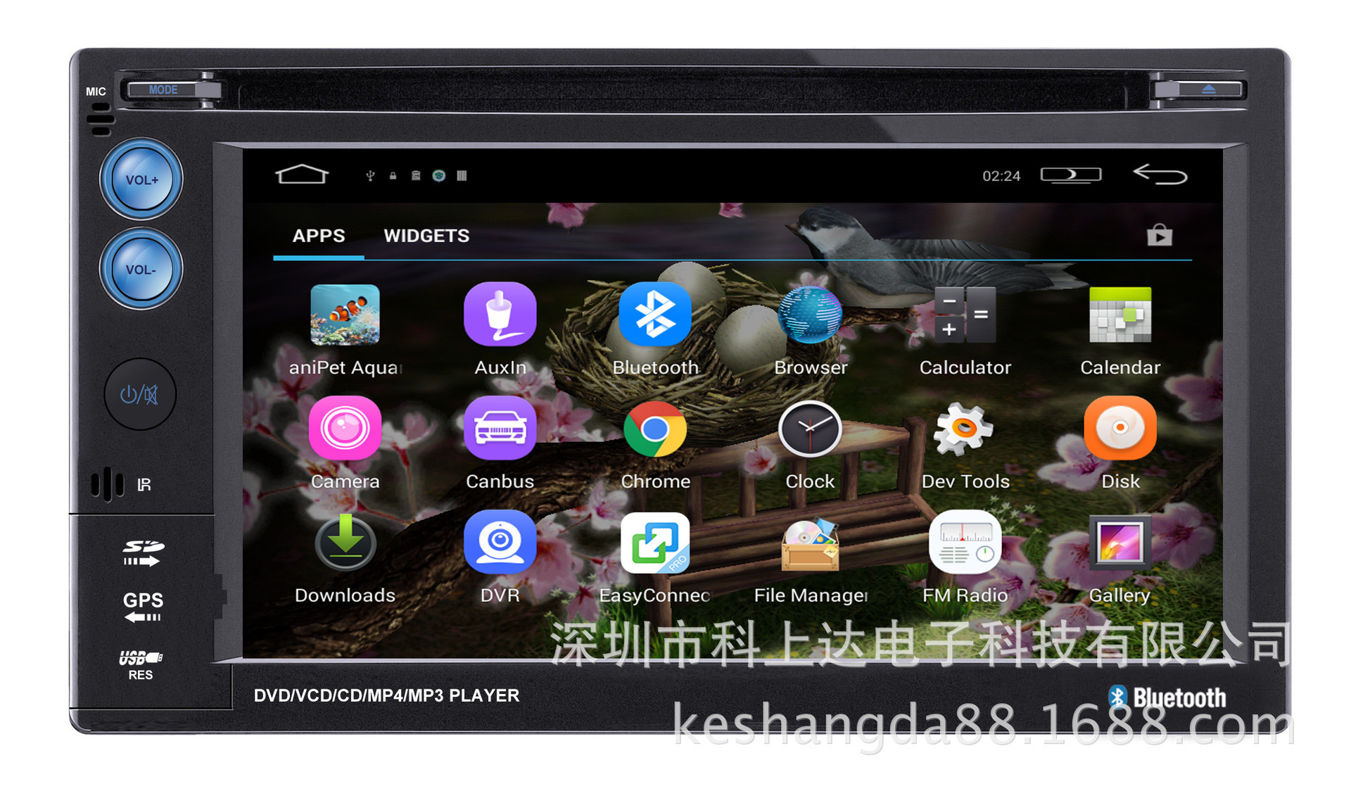 6.2 inches Android 5.1.1 Car GPS Androids, DVD Android One.