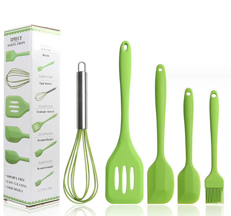 Vị trí của nhà máy, bánh nướng silicone, năm cặp xẻng sơn dao cạo, bộ đồ nướng chống nhiệt.