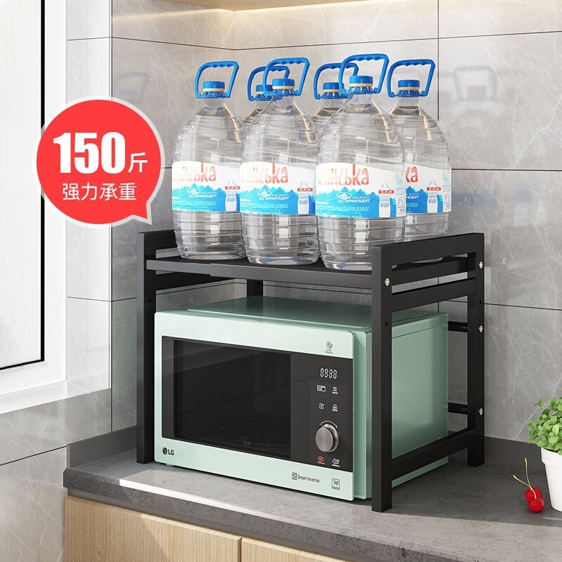 kệ vi sóng làm bếp tại nhà bằng lò nướng điện trải dài xuống hai kệ sách