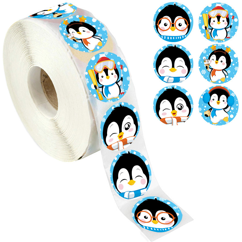 Nhãn tranh biếm họa Amazon cho trẻ em dán thẻ không khô