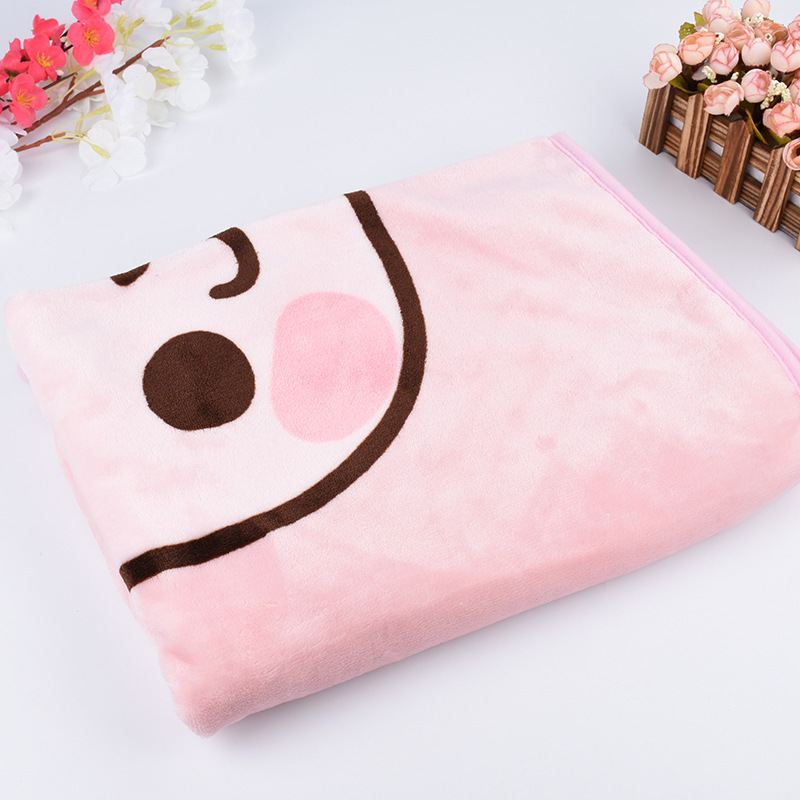 The factory distributes French velvet blankets with blankets for children and office blankets.