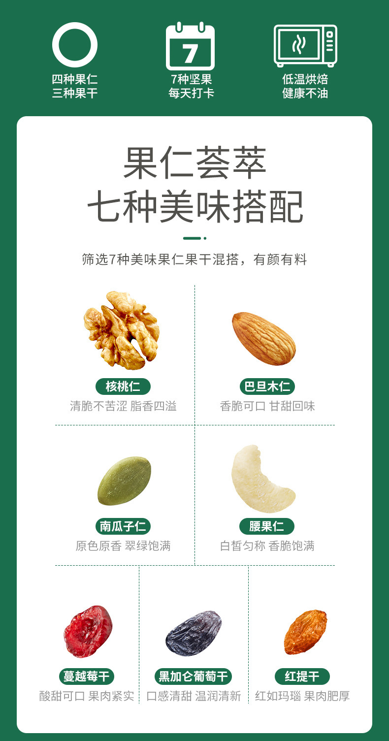 臻愛森林每日堅果混合堅果200g辦公孕婦兒童學生休閒零食袋裝批發