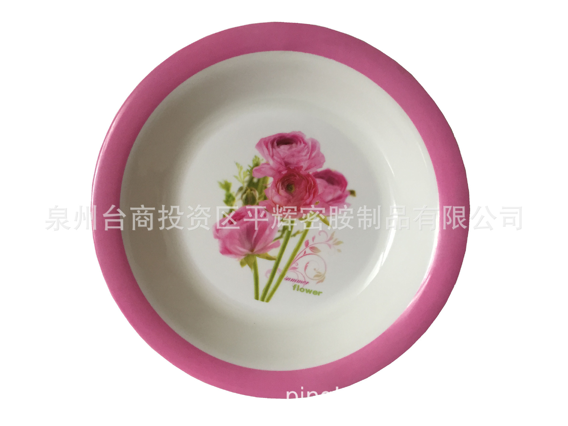 30%美耐皿加深深盘 仿瓷10寸密胺深盘碟 美耐皿盘子可定制图案