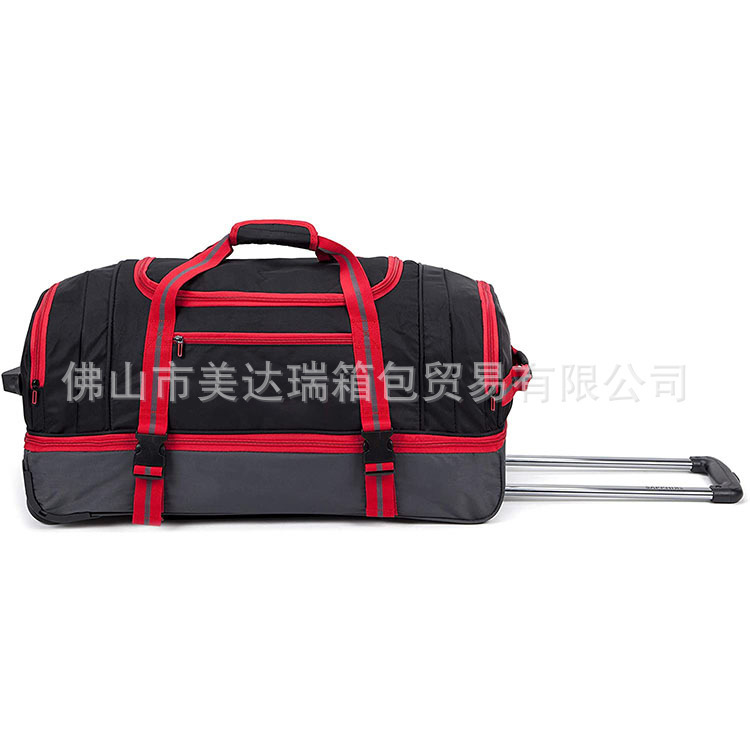 新款多功能手提旅行拉杆箱 大容量航空拖运包 牛津布行李箱工厂
