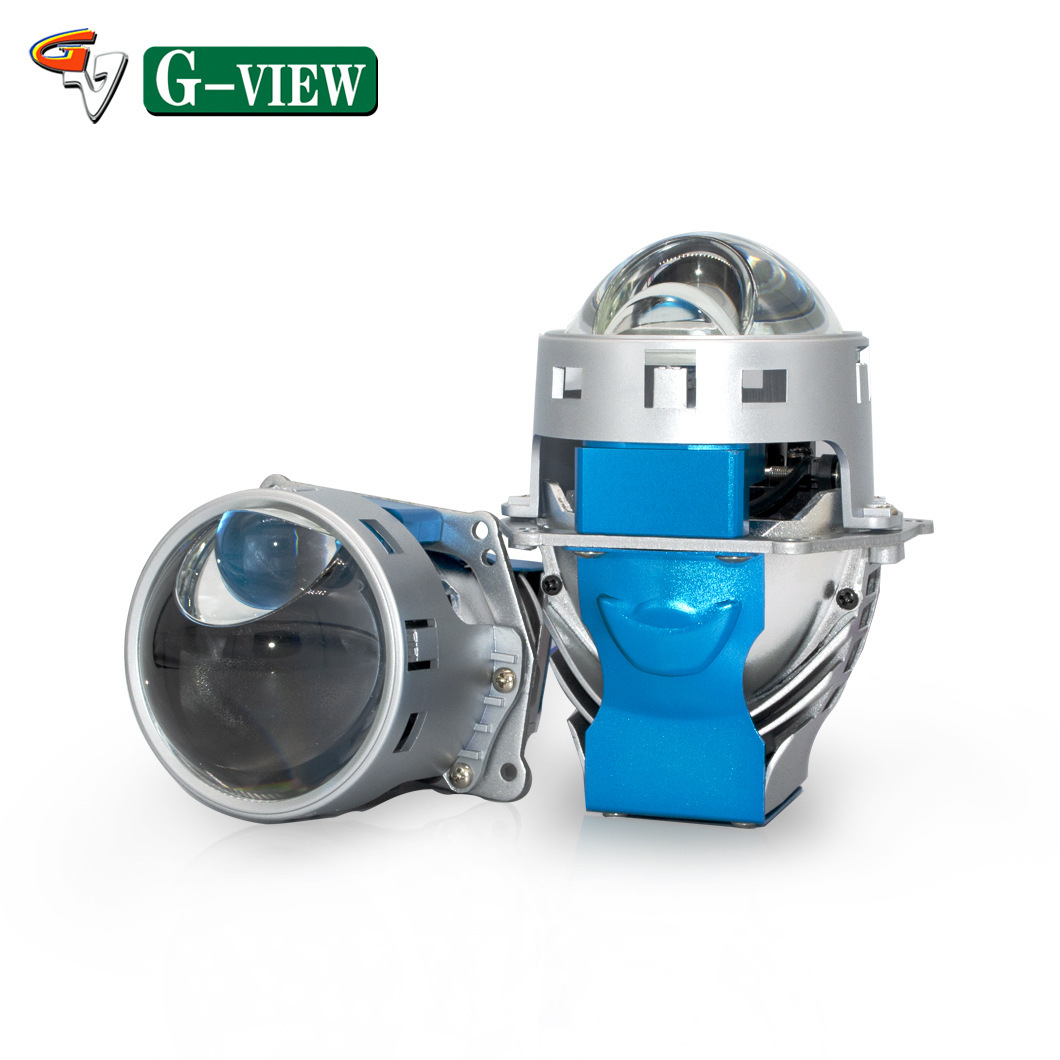 G-view Car LED double-light lens headlight 55W laser-lighted double-lighted LED light