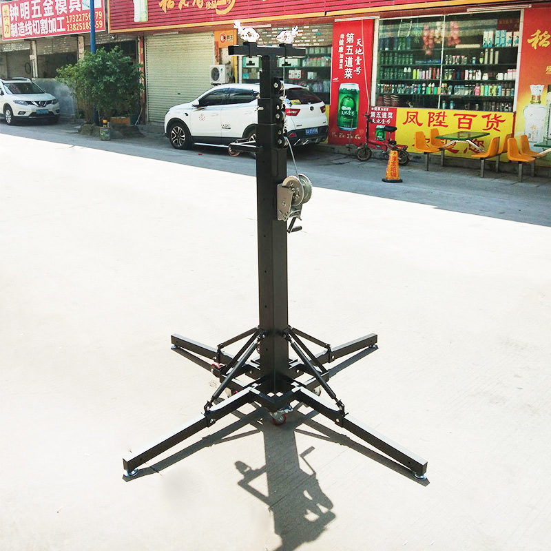 A03 6m 7-wheel lift-down stage light-light support hand shaker, heavy; 250kg