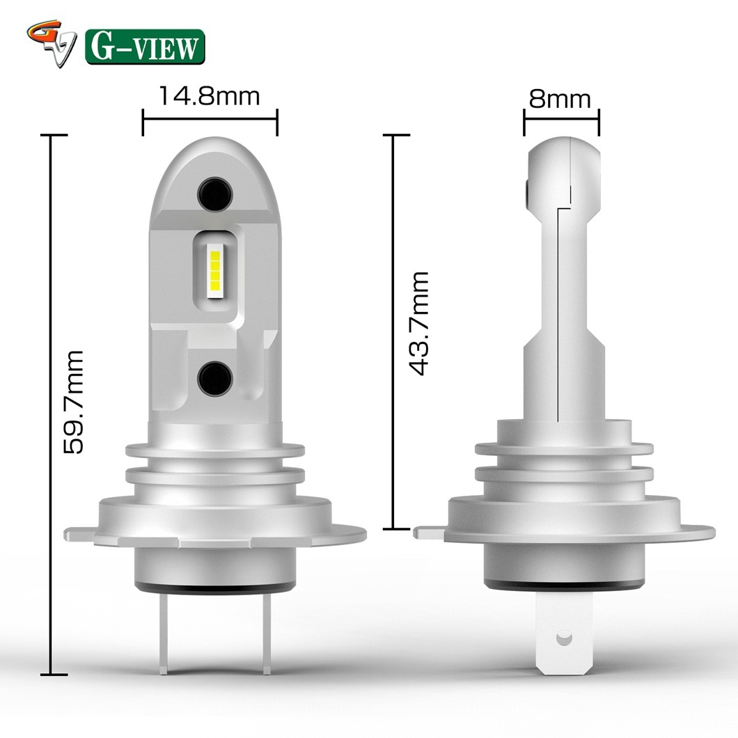 Gview GFO plug-in with 6,500k white H1 H7 H3 car led light