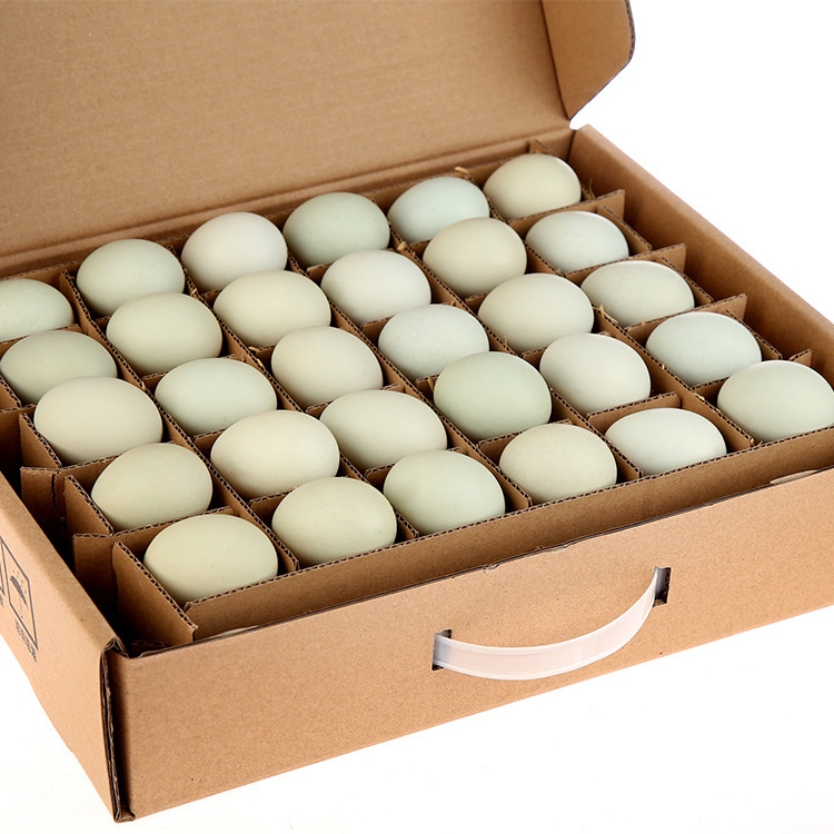 A package of 20 eggs from a farmer with a full supply of green husks for damage.