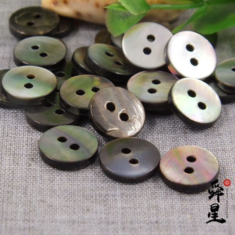 Nút Garsham Shell Buttons, nút nút khuy đen, nút tự chọn với nút mắt.