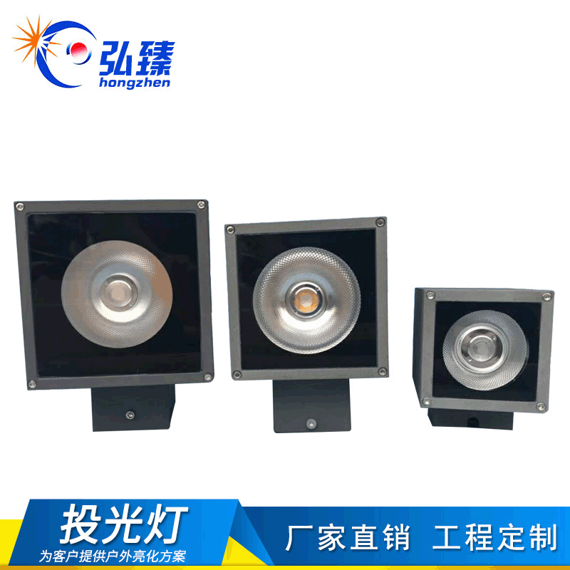 Squeeze a square light, two-head wall foot light, 50 meters wall light.