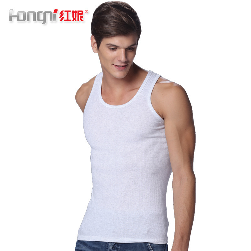 Red undergarment, full cotton all-comfort men in the summer.