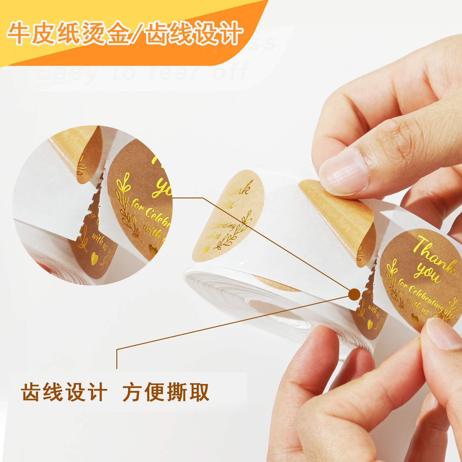 Cuộn băng không khô của Amazon được dán nhãn, và quà tặng giấy tròn bằng giấy, cám ơn vì con hải cẩu.