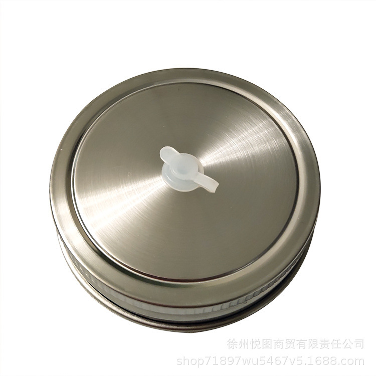 304 stainless steel sealed lid 70mm narrow mouth Mason lid silicon O-type mat stainproof