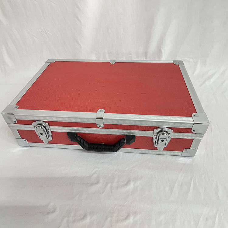 Plant custom-made aluminium alloy fitting sample box, EVA fitting case precision instrument box, aviation box PE stickers