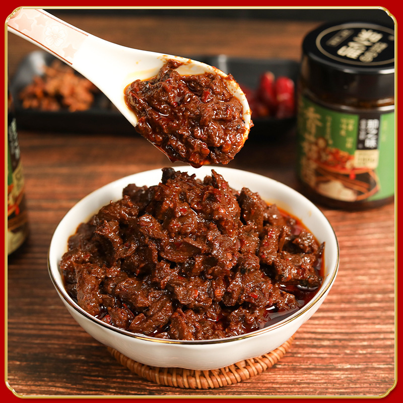 It's a spicy sauerkraut bag with a spicy sauerkraut sauce.