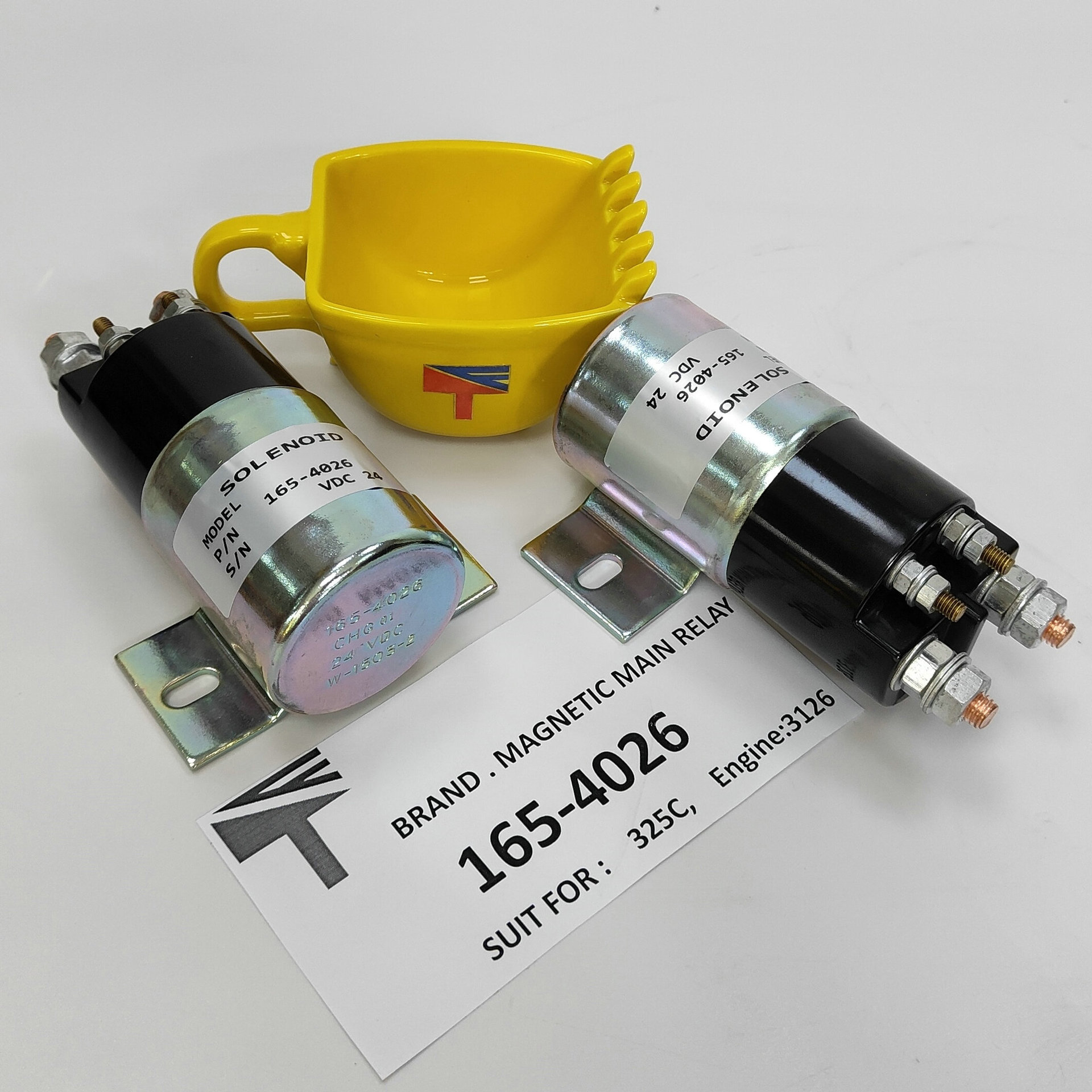 165-4026 relays for the excavator 325C, engine 3126, mechanical parts in large quantities.