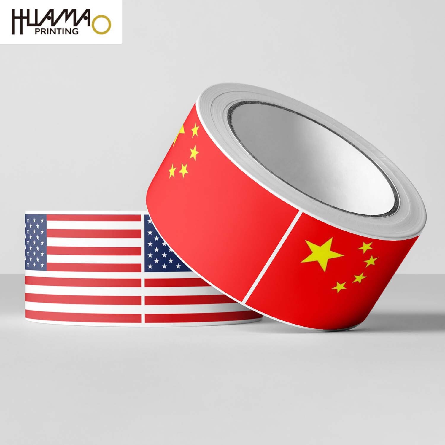 Thứ tự chéo 1 inch x 2 inch Hoa Kỳ nhãn với 250 cuộn/s