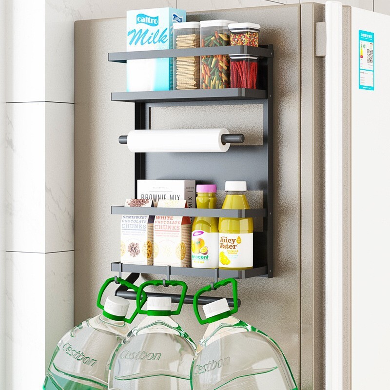 Sắp xếp tủ lạnh từ trường ở bên cạnh bếp.