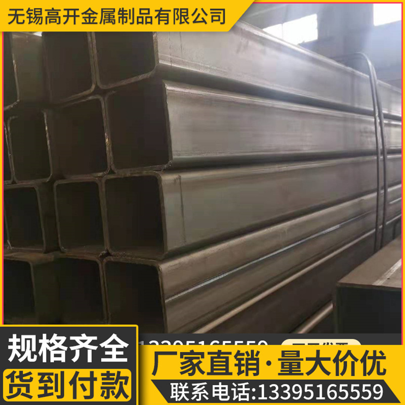 Non-tin supply large caliber pipe 500*500 Q345B perheated zinc plating and zinc belt rectangles processing