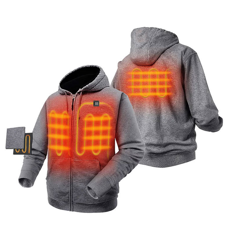 HEATED JACKET 冬季智能发热外套电加热外套加厚保暖电加热夹克