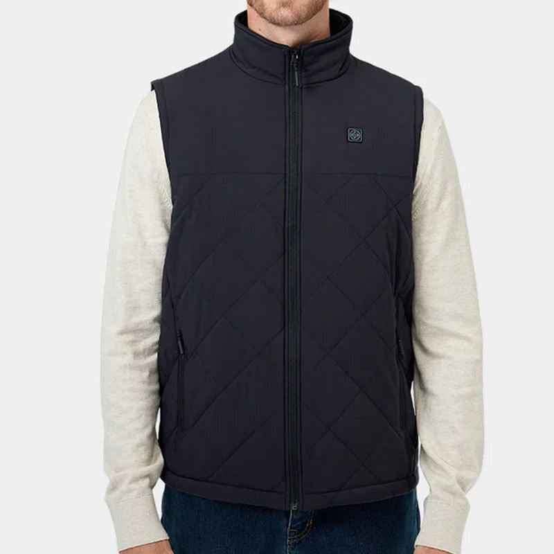 HEATED QUILTED VEST源頭工廠冬季保暖發熱服恆溫電熱馬甲