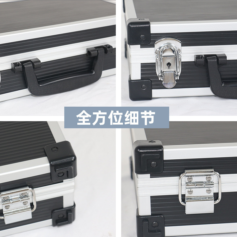 Multifunctionality of portable aluminium alloy toolbox safe boxes for hardware equipment