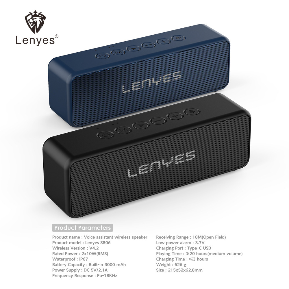 Cold wild lion Lenyes Wireless Bluetooth Wholesaling for Square King Gymnasium S806