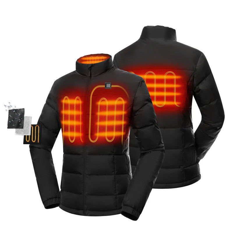 HEATED JACKET 冬季智能发热外套电加热外套摇粒绒保暖电加热夹克