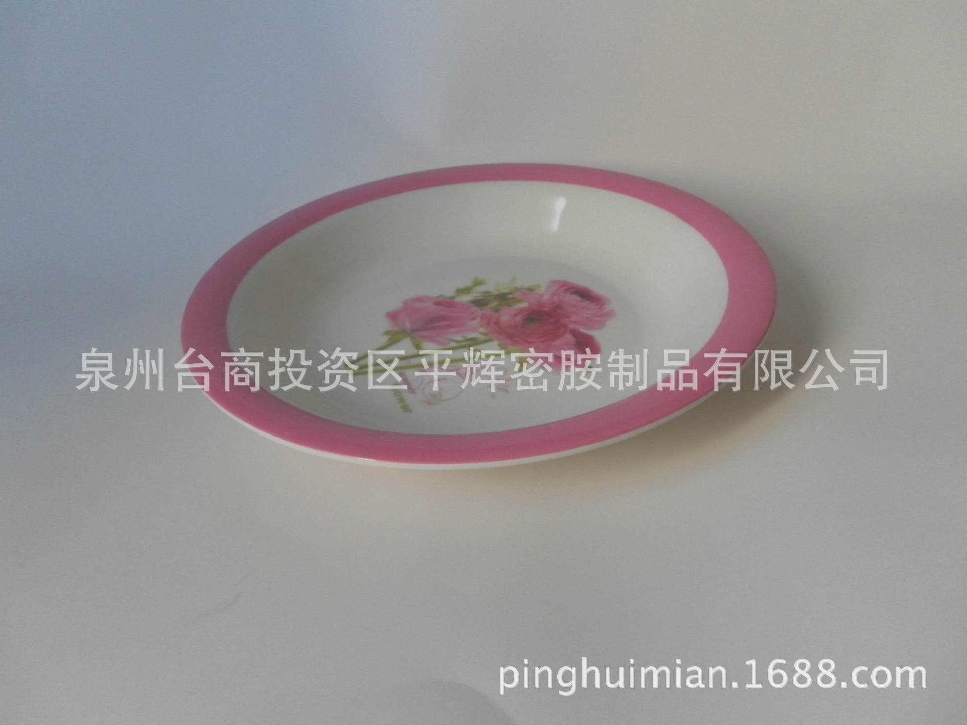 30%美耐皿加深深盘 仿瓷10寸密胺深盘碟 美耐皿盘子可定制图案