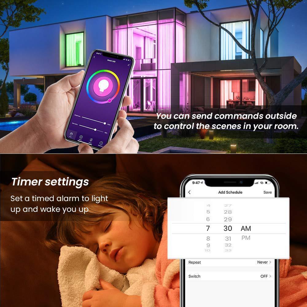 LED24 infra-red bluetooth smartphone APP light controller light belt RGB 7 colour light belt package