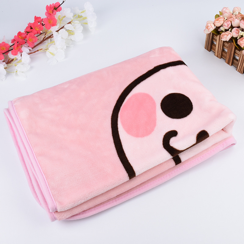 The factory distributes French velvet blankets with blankets for children and office blankets.