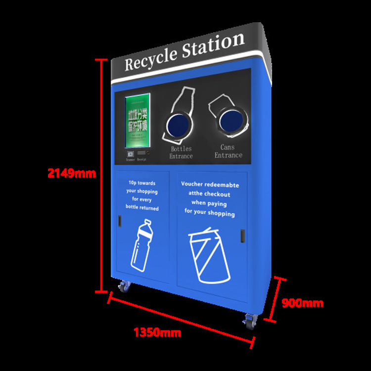 Full-auto smart-breed recycler-out-door smart-barrel recycler plastic collection box