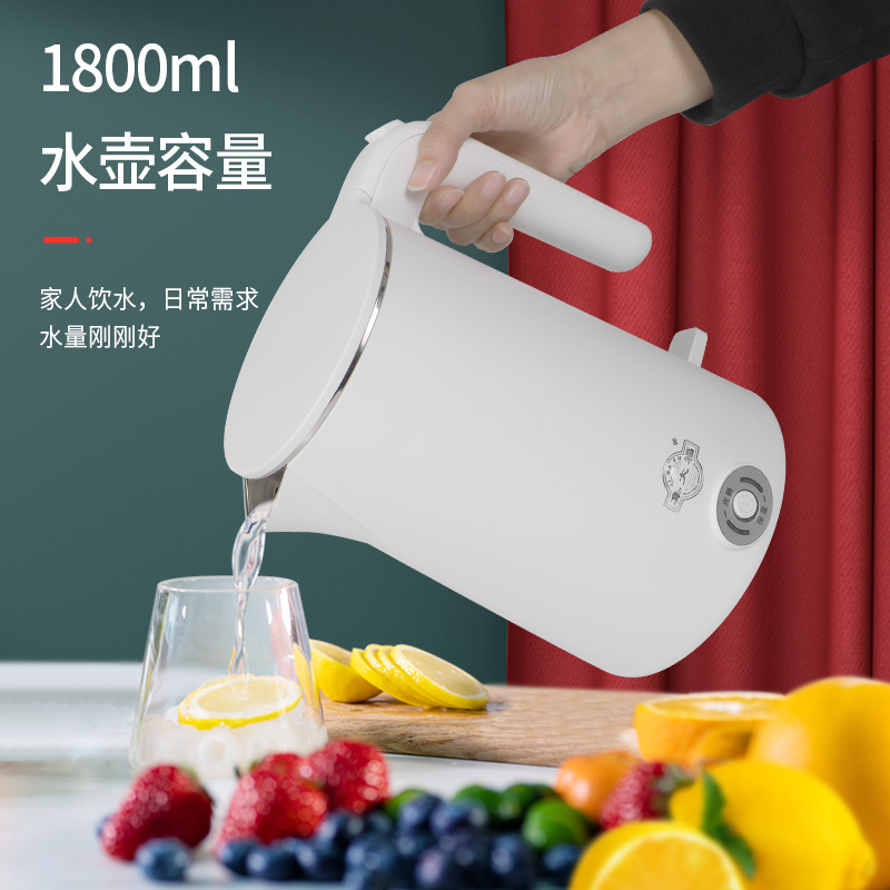 Nhà sản xuất bán một cái ấm nước lớn, 304 cái nồi nóng bằng thép không rỉ, 1.8L nhiệt kế.
