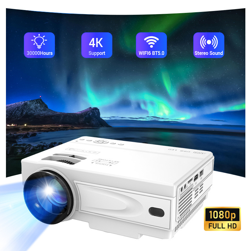 New custom projector bedroom walling home cinema dormitory with small household high-resolution projector