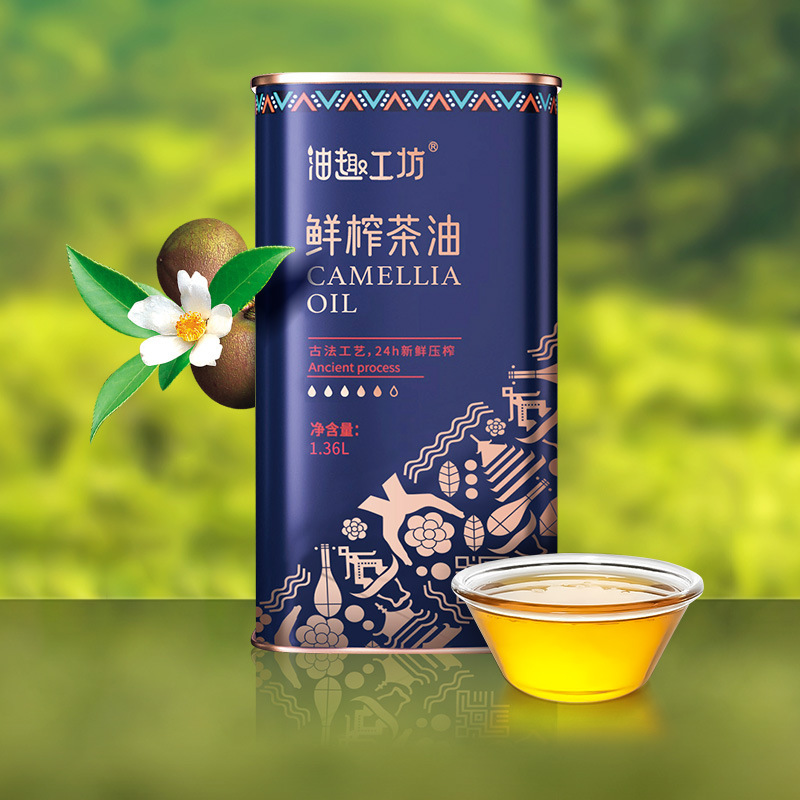 千島源油趣工坊鮮榨茶油1.36L